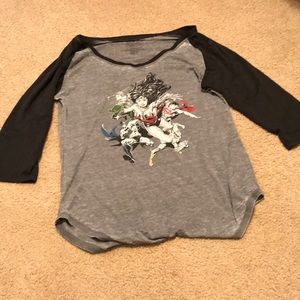 Justice League tour shirt